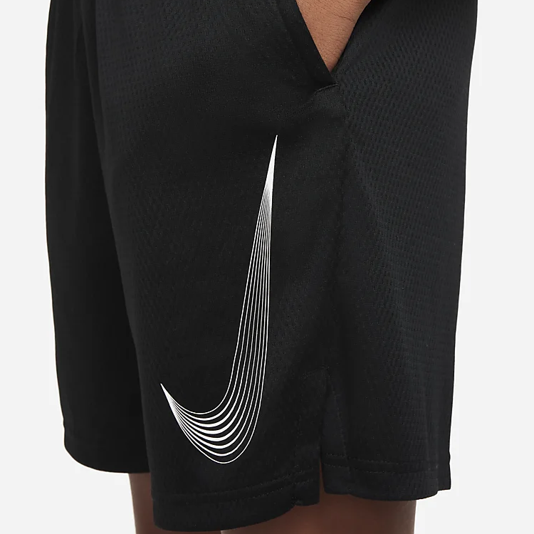 Детские шорты Nike logo (черные) — фото 4
