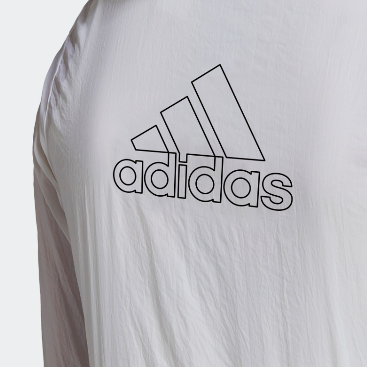 Женская ветровка adidas Woven Windbreaker (белая) — фото 6