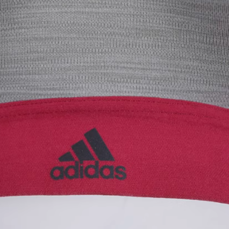 Женский топ adidas STRNGR RC HTR (светло-серый) — фото 5