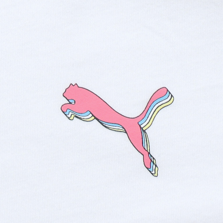 Женская футболка PUMA Celebration Style Tee Wmns (белая) — фото 3