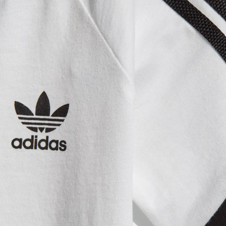 Детская футболка adidas originals adicolor 3-Stripes Tee (многоцветная) — фото 4