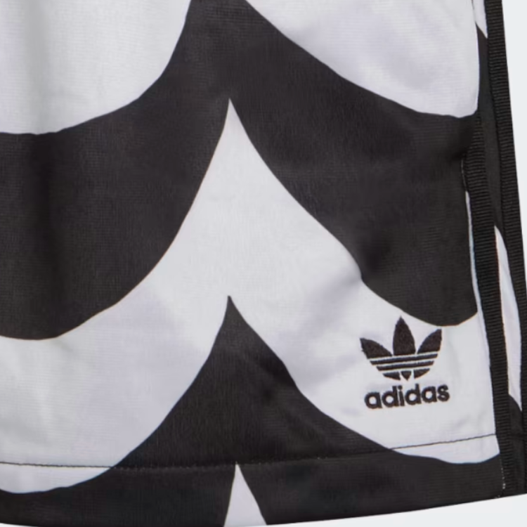 Женские шорты adidas originals MARIMEKKO Short (черно-белые) — фото 6