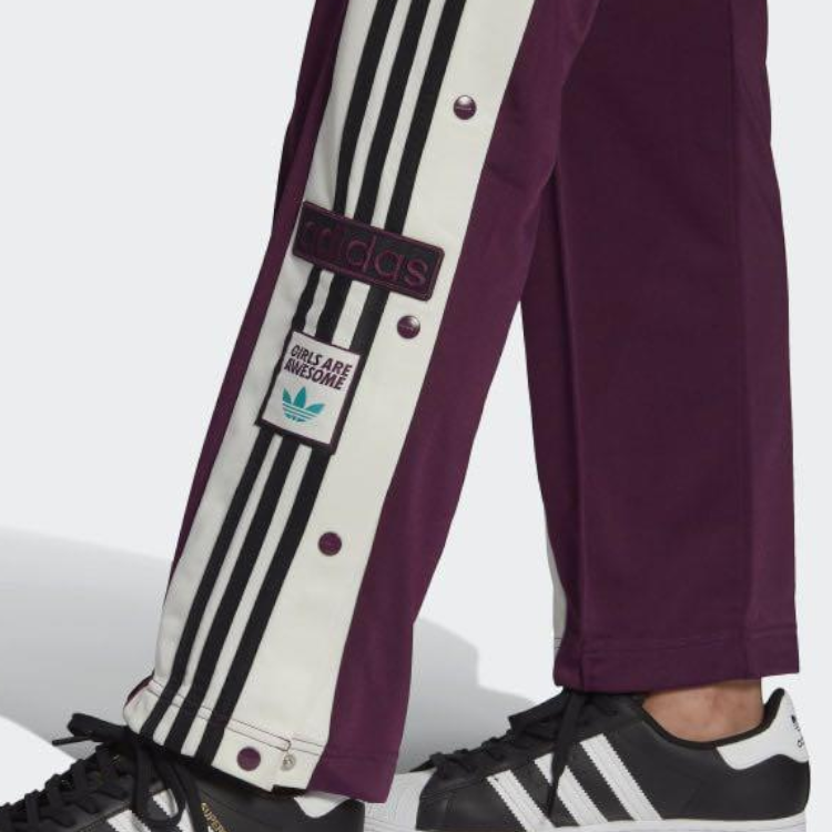 Женские штаны adidas originals (фиолетовые) — фото 5