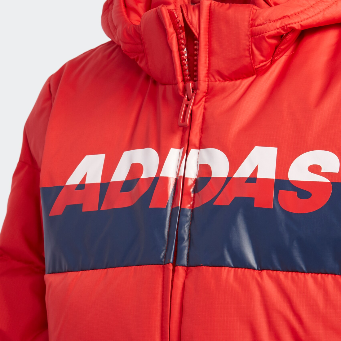 Куртка adidas // (красно-белая) — фото 5