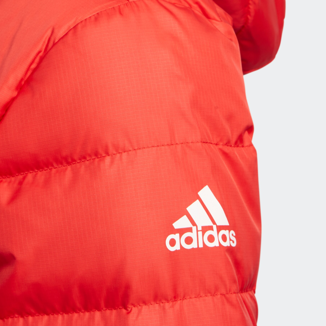 Куртка adidas // (красно-белая) — фото 3