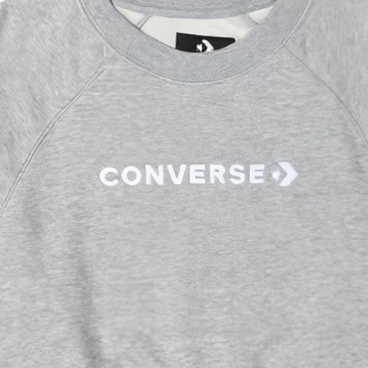 Женское худи Converse Logo (серый) — фото 3
