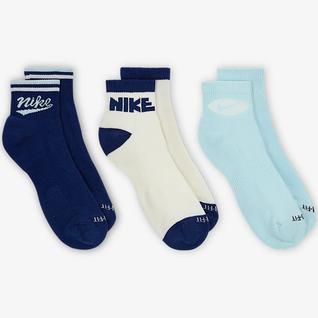 Nike Everyday Plus Ankle Socks 3 Pairs
