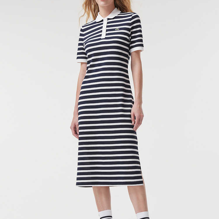 Женское платье LACOSTE SS22 Polo (темно-синее) — фото 3