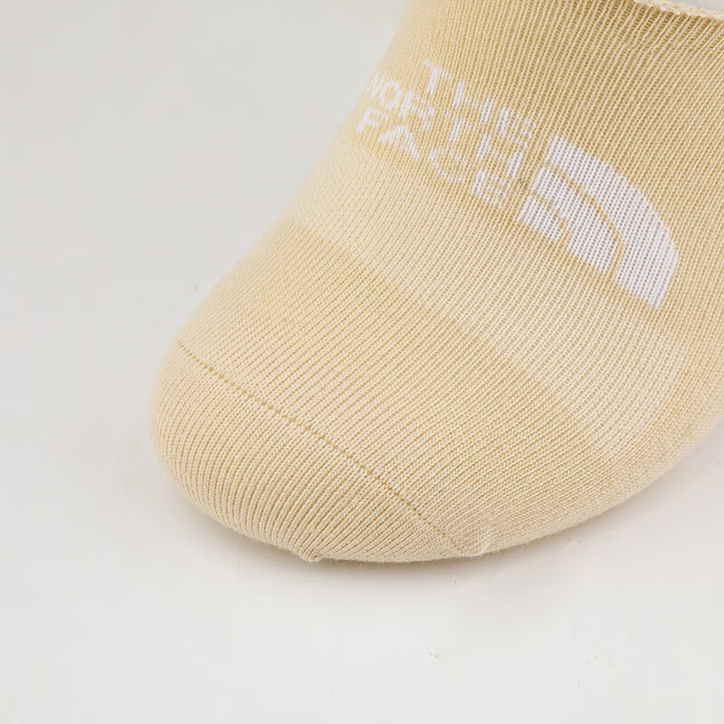 THE NORTH FACE No Show Socks Men’s 3 Pack Black/White/Khaki