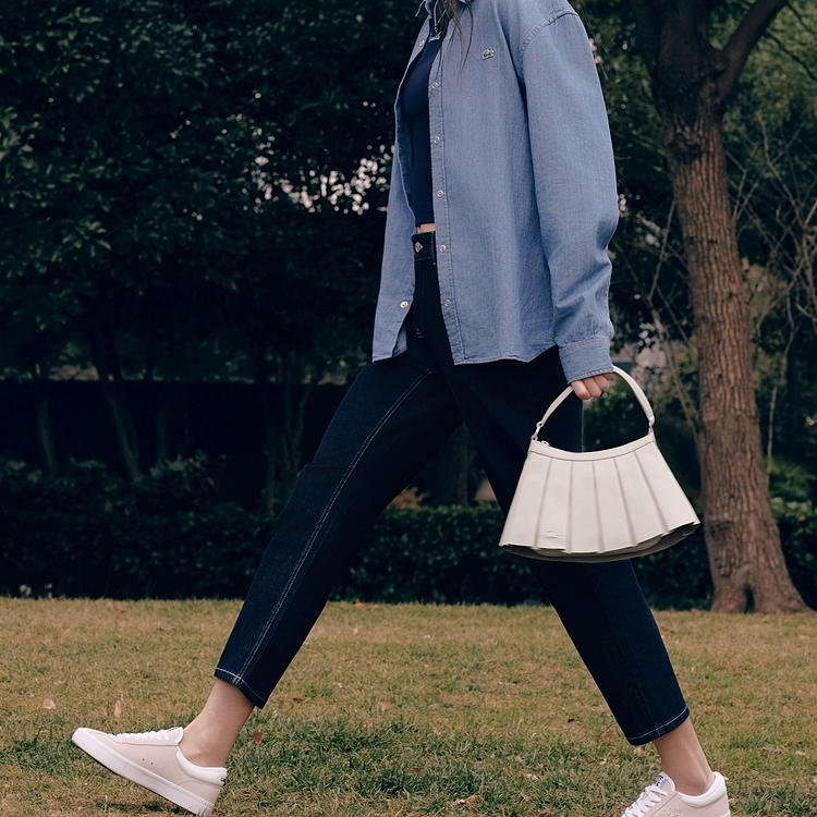 Женские штаны LACOSTE (/ синие) — фото 4