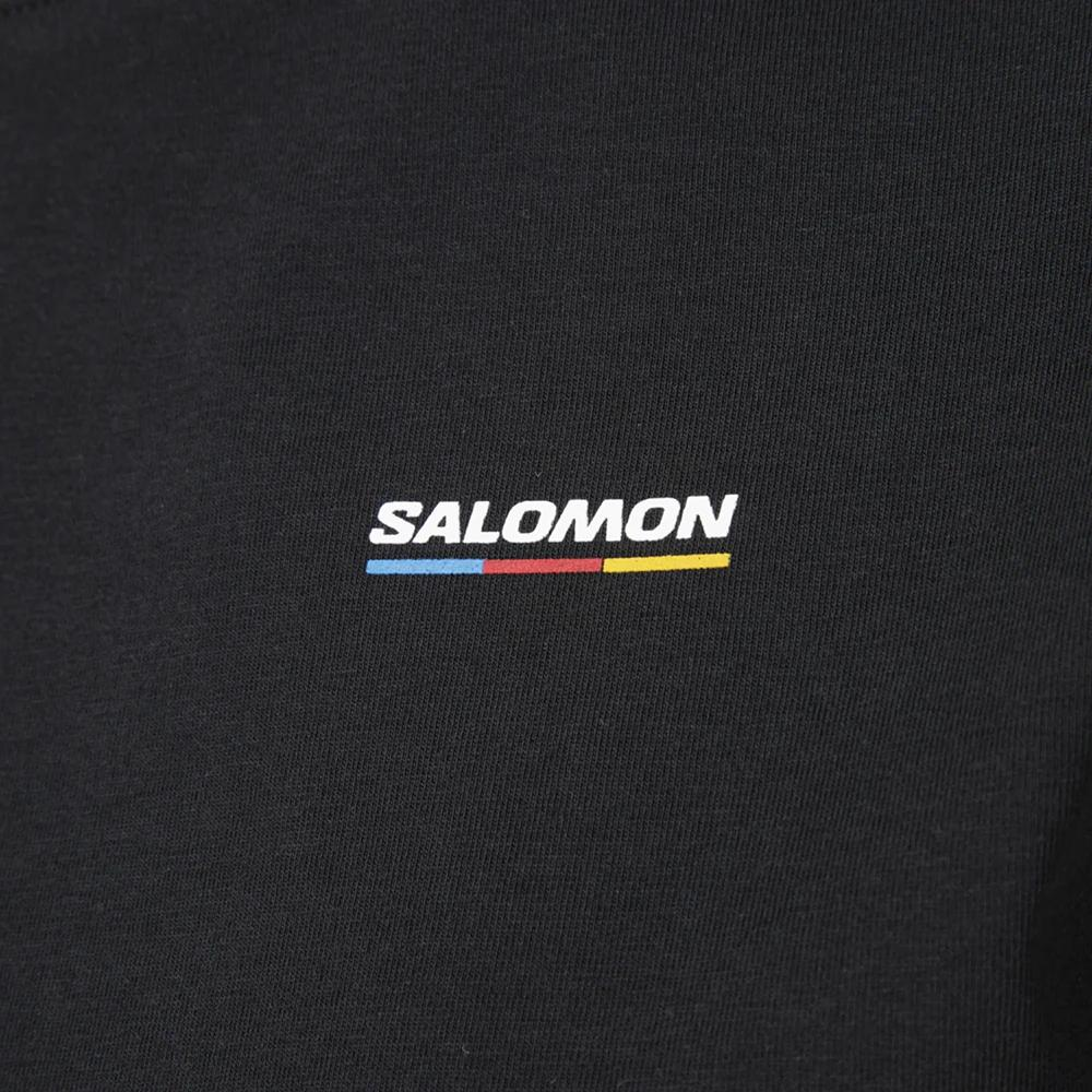 Женская футболка Salomon (черная) — фото 3