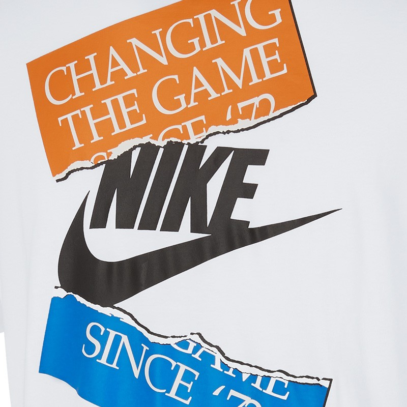 Мужская футболка Nike NSW LogoT (белая) — фото 3