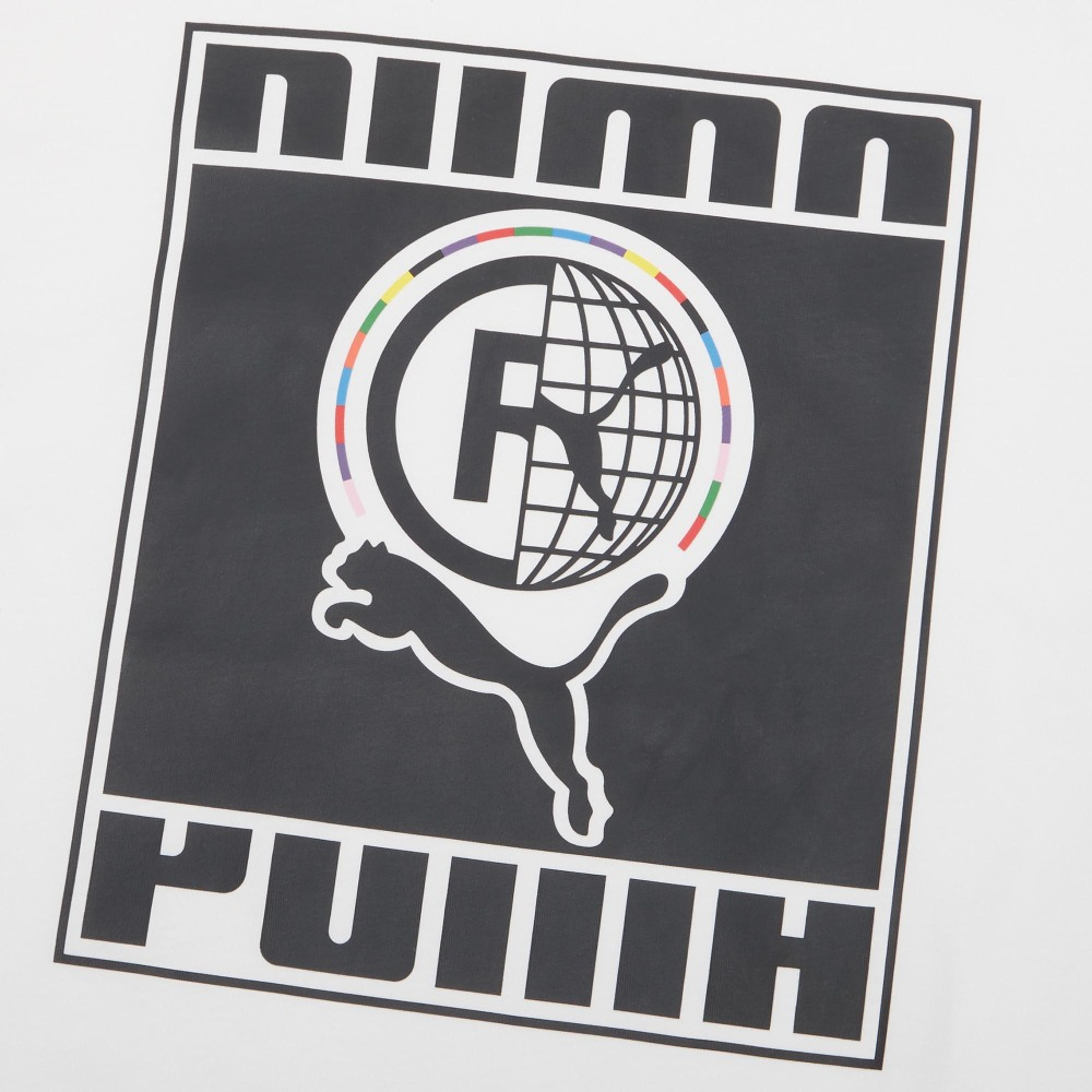 Мужская футболка PUMA Intl Tee T (белый) — фото 3