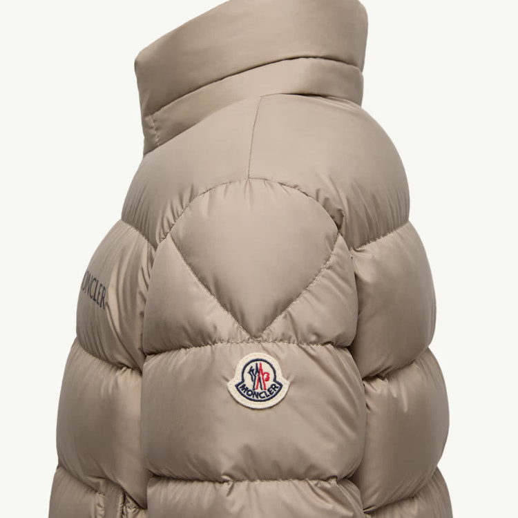 Детская куртка Moncler (светло-коричневая) — фото 3
