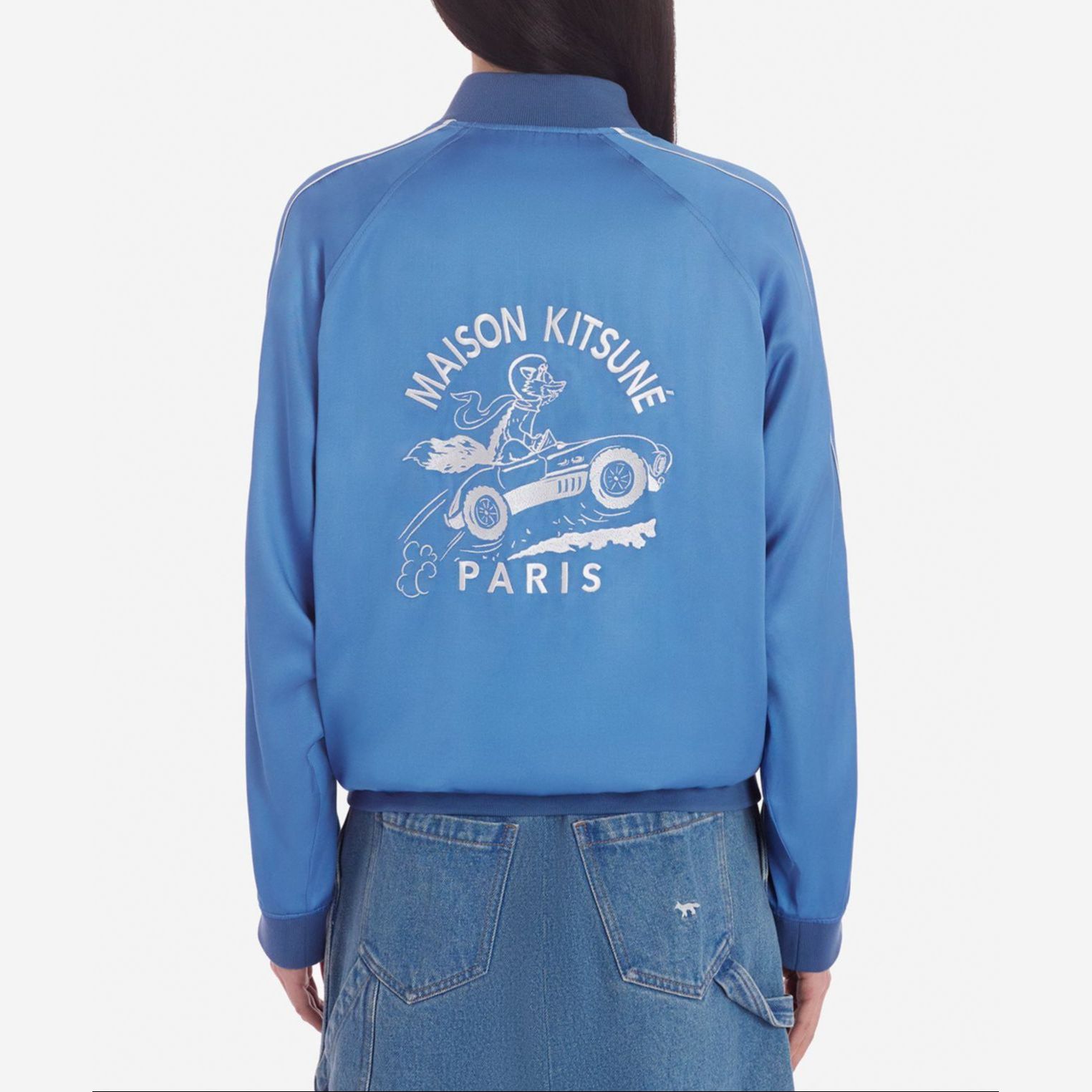 Женская куртка Maison Kitsune SS24 к (синий) — фото 5