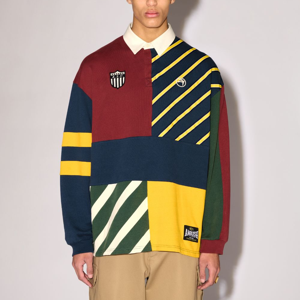 Ambush patchwork polo shirt