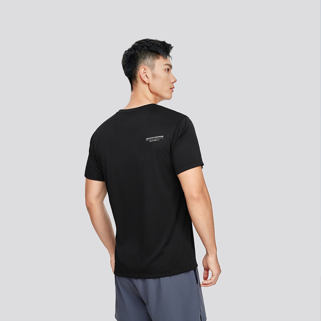 Skechers T Shirt Men’s Carbon Black