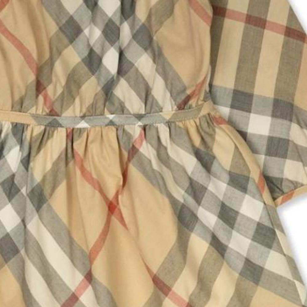 Женское платье Burberry (бежевое) — фото 3