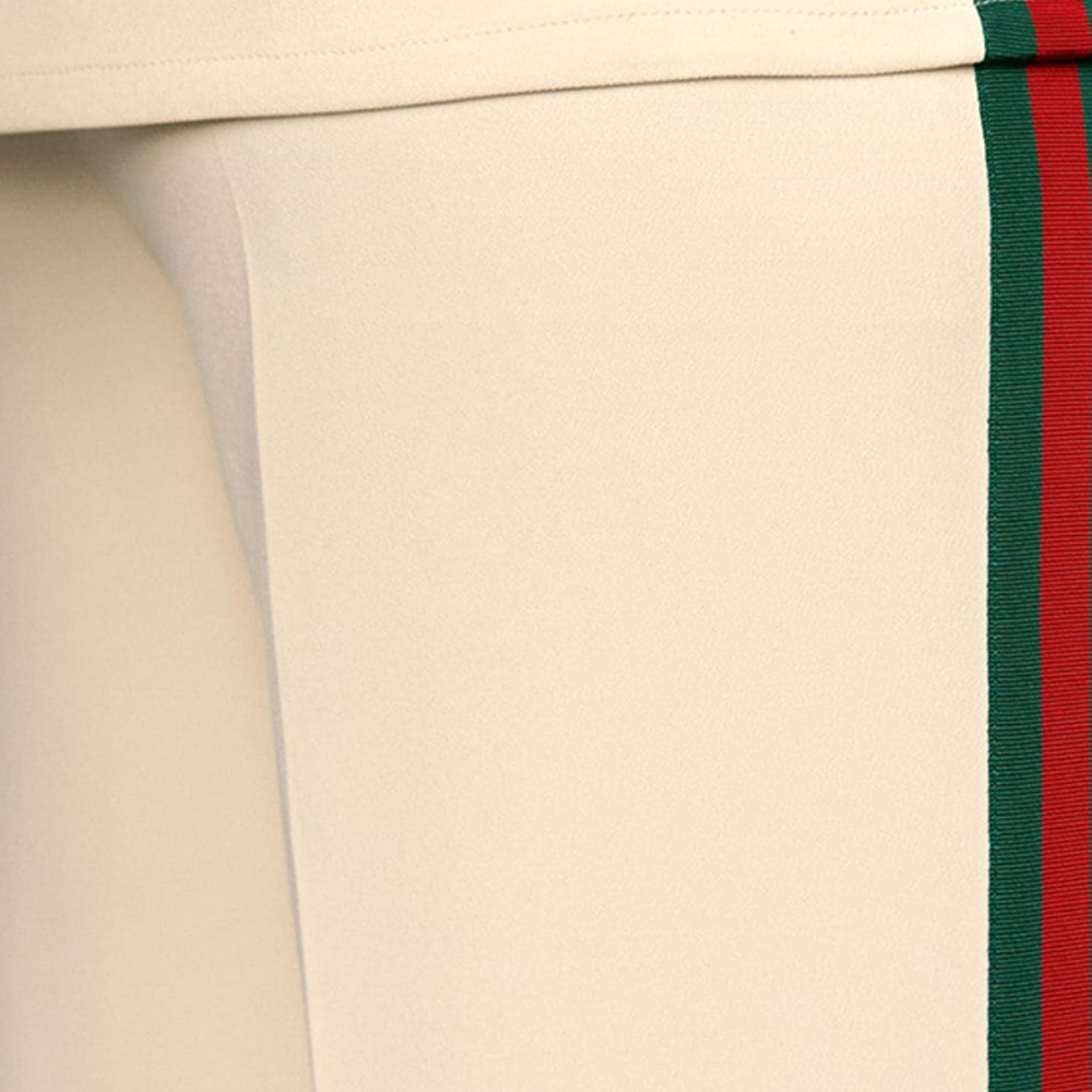 Женские штаны Gucci Девять восьмых (белые) — фото 6