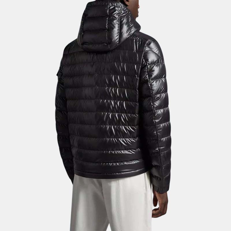 Пуховик Moncler Lauros Giubbotto (черный) — фото 5