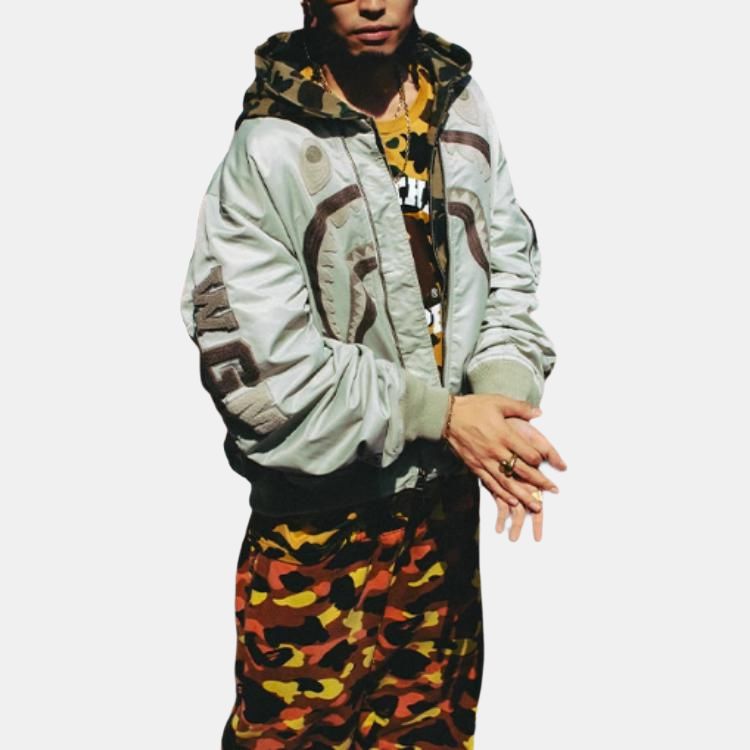 Мужская куртка A BATHING APE FW25 (разноцветная) — фото 3