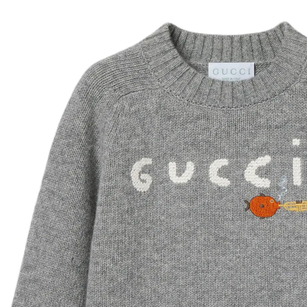 Детский свитер Gucci (разноцветный) — фото 4