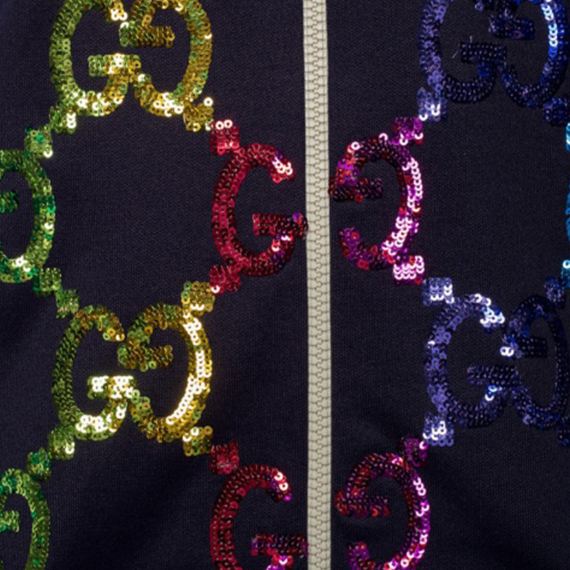 Женская куртка Gucci GG (синяя) — фото 5