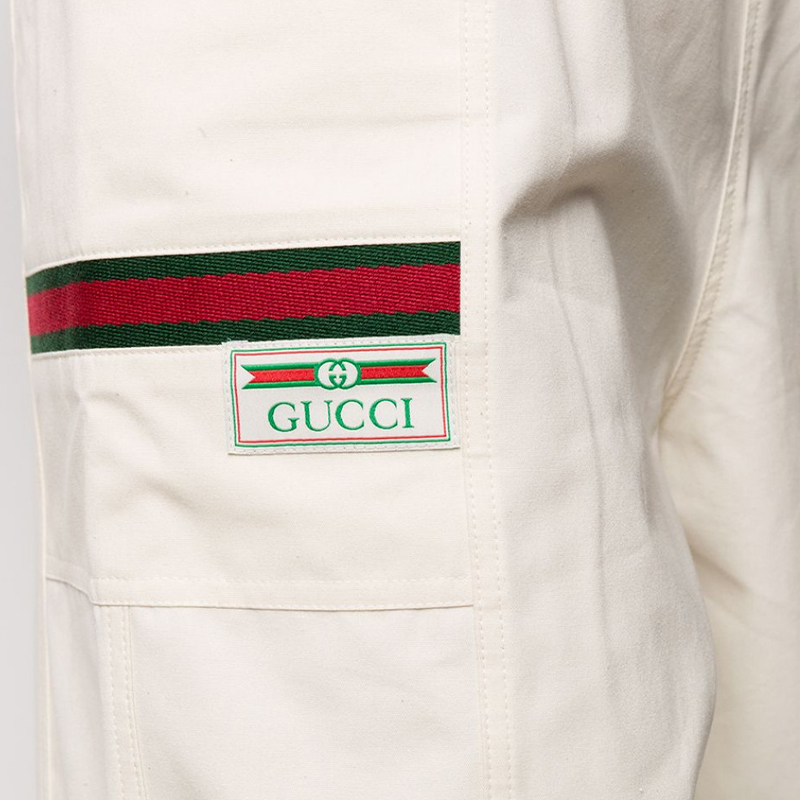 Женские штаны Gucci (белые) — фото 5