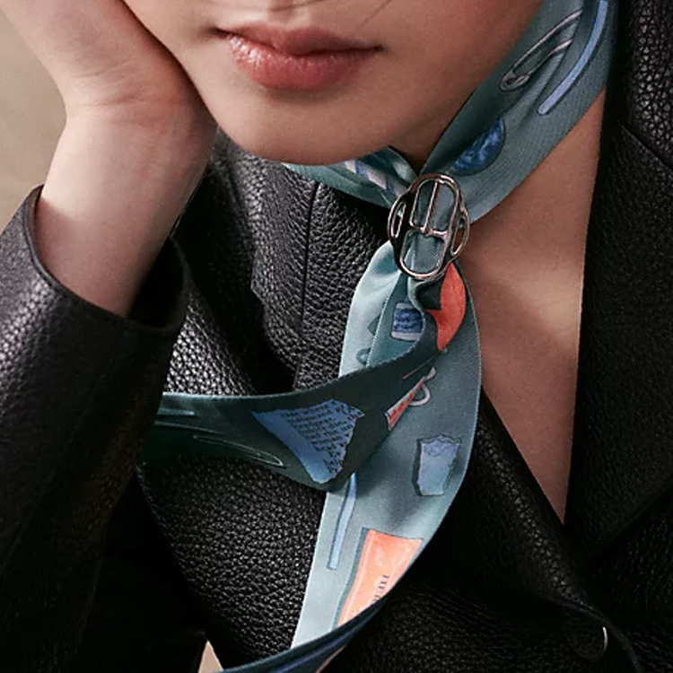 Женские аксессуары Hermes “” (серо-зеленый) — фото 2