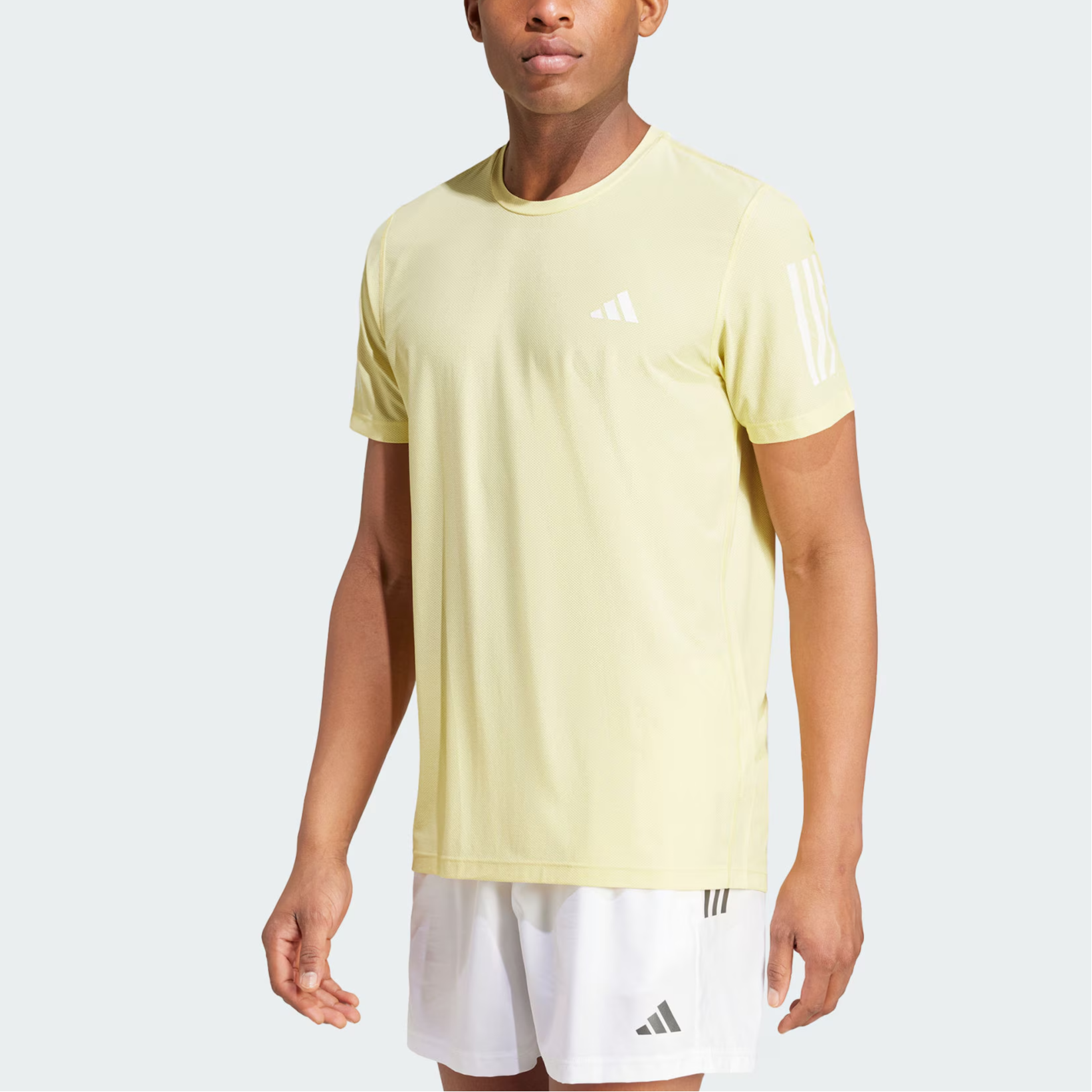 Adidas OWN THE RUN TEE Running T Shirt Men’s Yellow