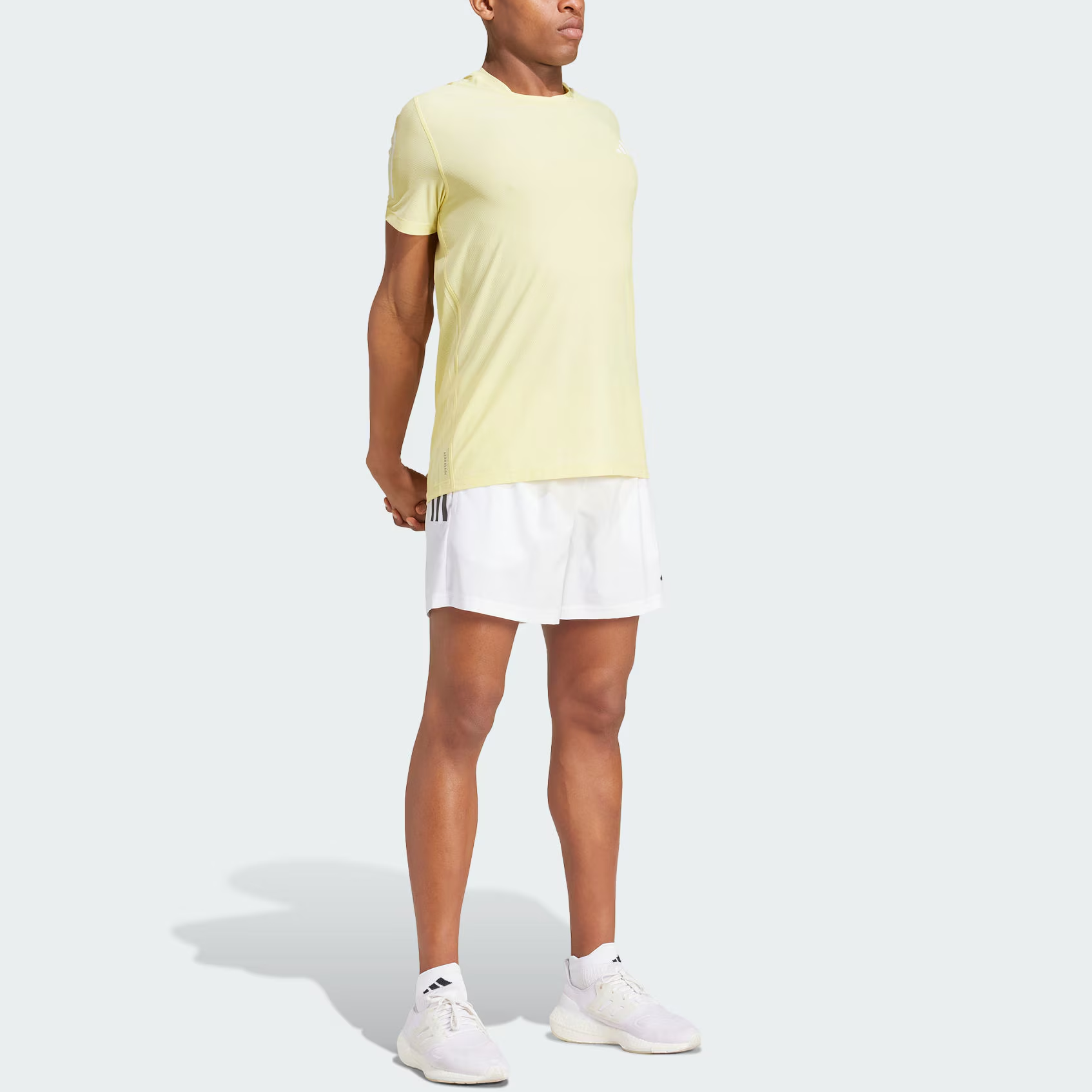 Adidas OWN THE RUN TEE Running T Shirt Men’s Yellow