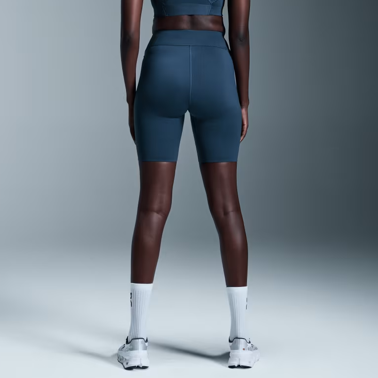 Женские шорты On Active FW24 1/2 Tights (джинсово-синий) — фото 3