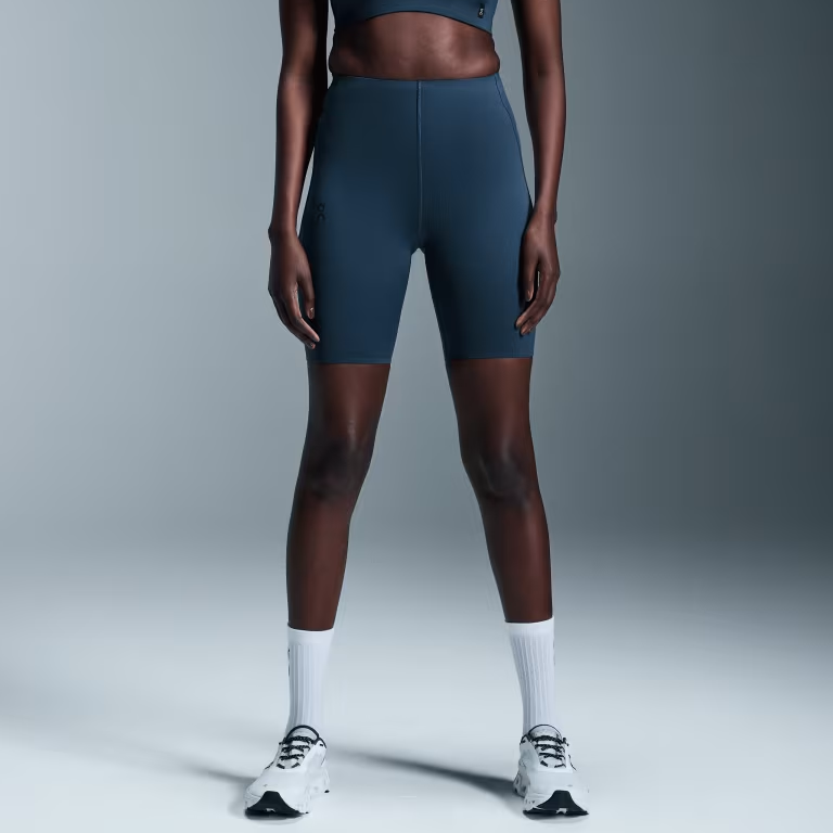 Женские шорты On Active FW24 1/2 Tights (джинсово-синий) — фото 2
