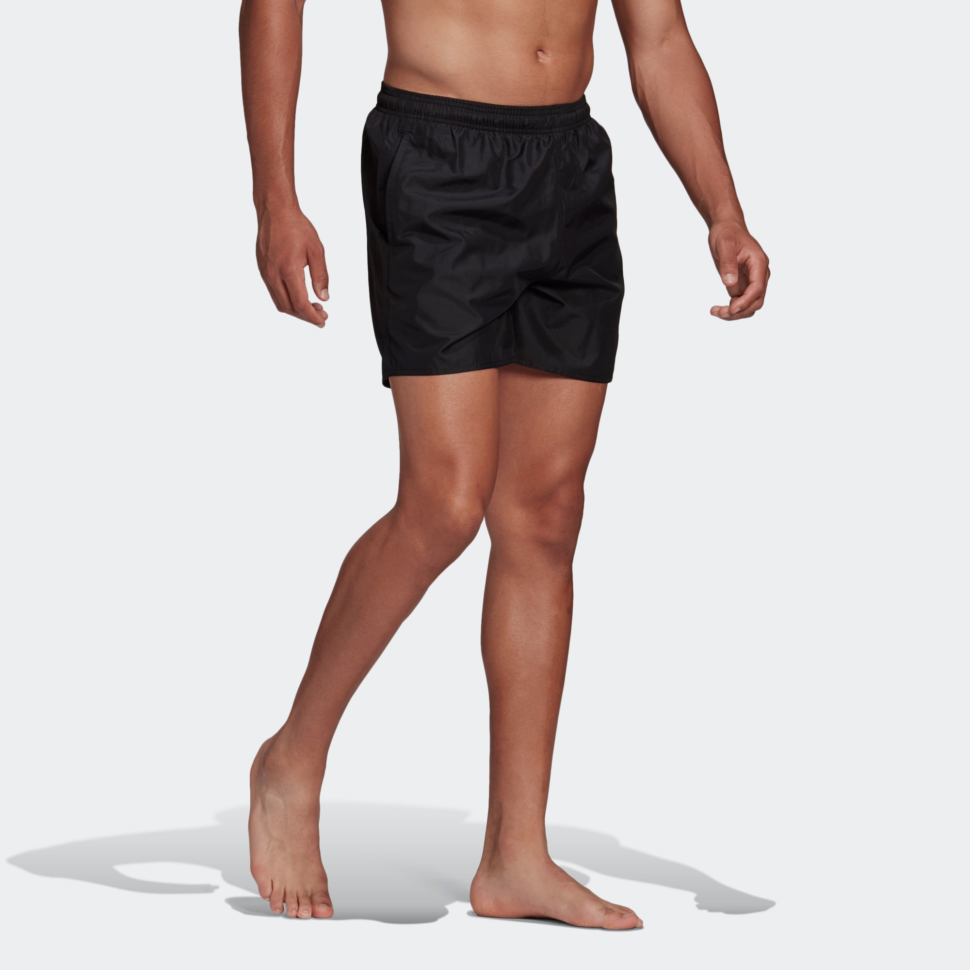 Adidas Solid Swim Shorts Swimming Shorts Men’s Black