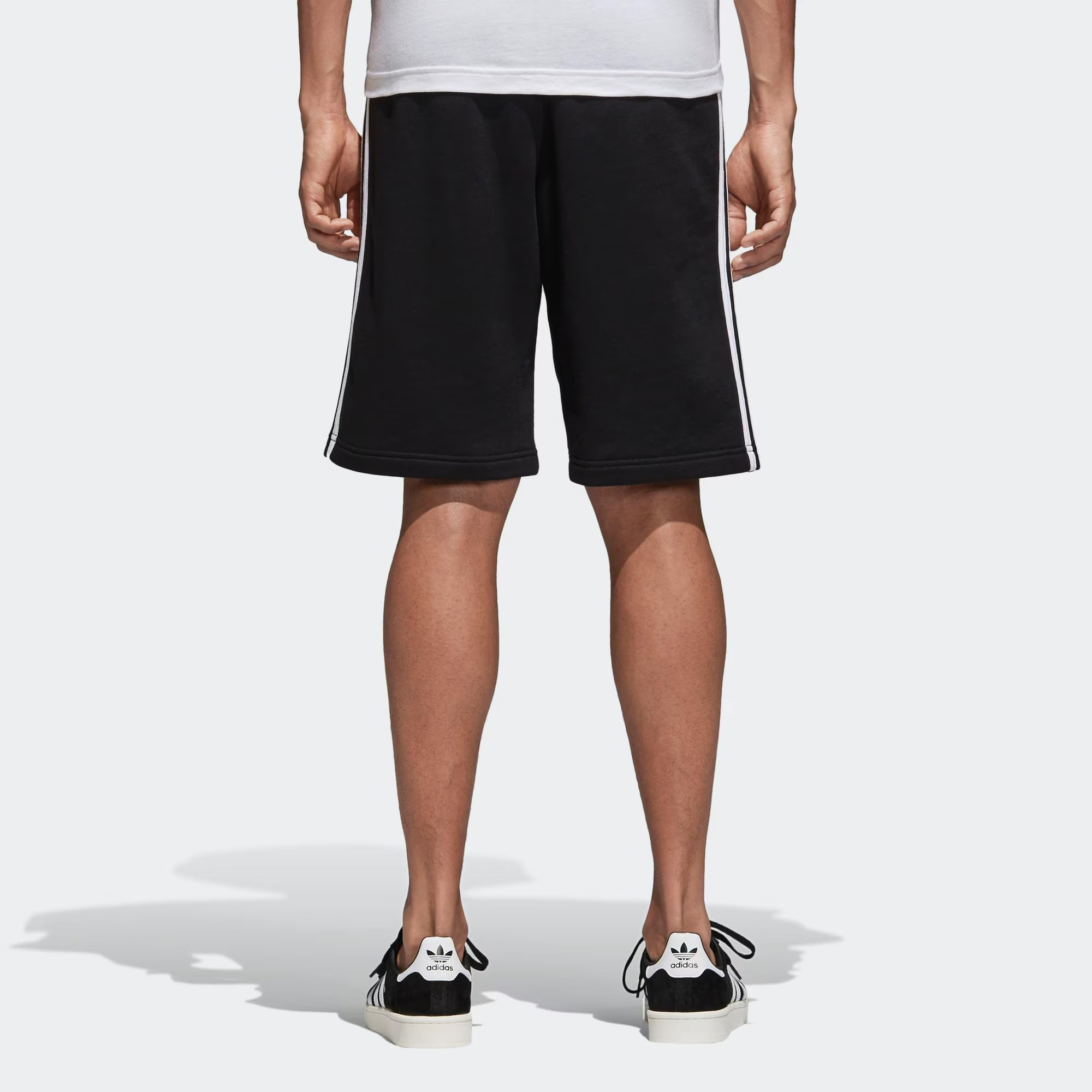Adidas Originals ADICOLOR3 Stripe Sports Shorts Men’s Black