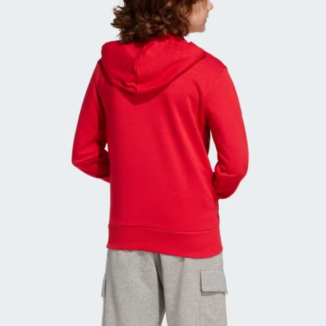 Толстовка adidas Sportswear ESSENTIALS / (красно-черный) — фото 4