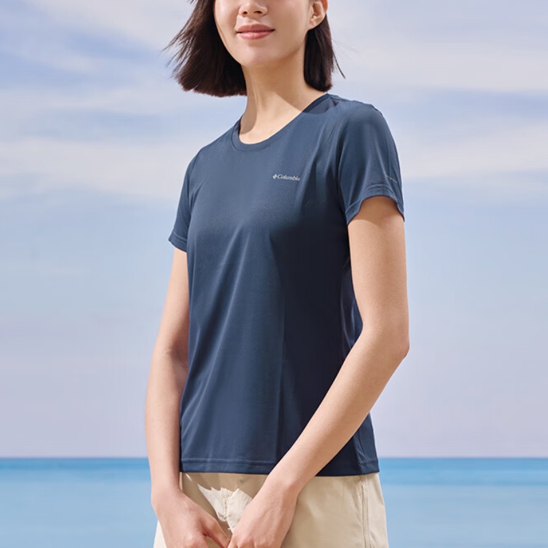 Columbia City Outdoor Collection Regular Running T Shirt Women’s Marine Blue