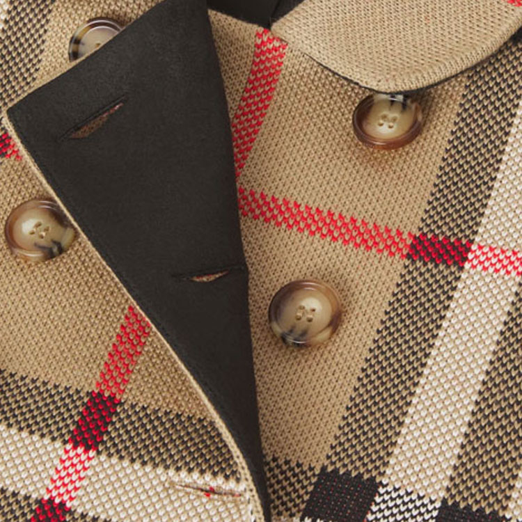 Пальто Burberry (бежевое) — фото 6