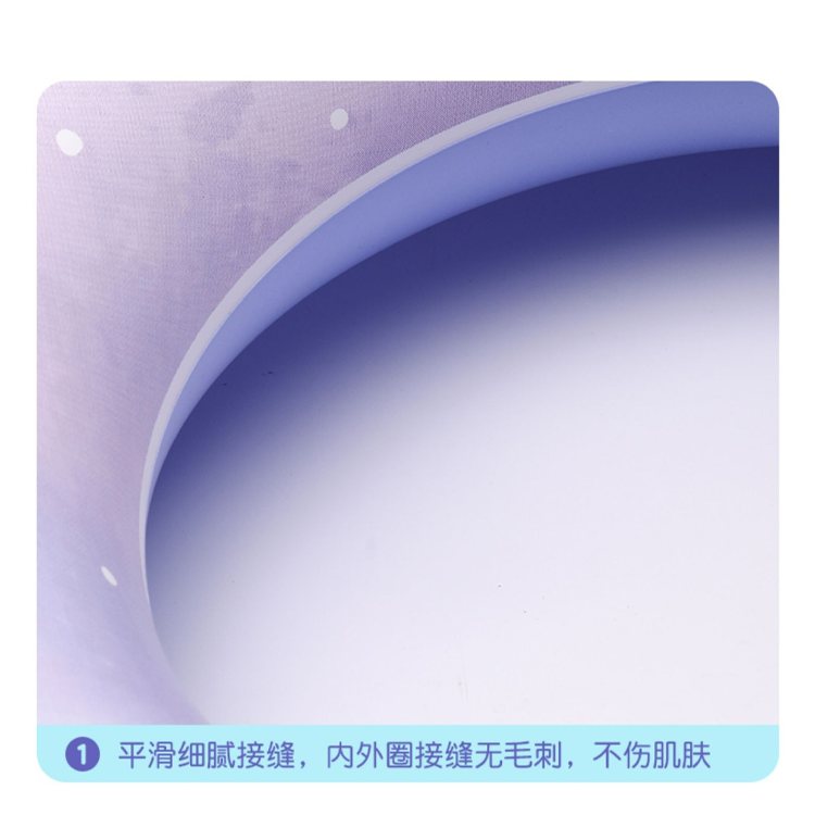 Li Ning Swim Rings Unisex White Flower Wave
