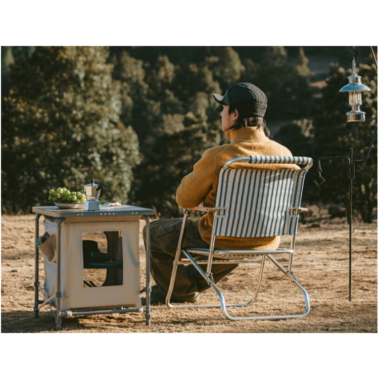 NATUREHIKE Outdoor Leisure Furnitures Storage Shelf Camping 48.5*48.5*54cm