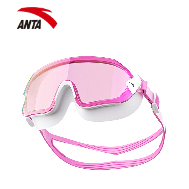 Anta Swim Goggles PC/Silicone/TPU Swim Unisex Pink Beauty
