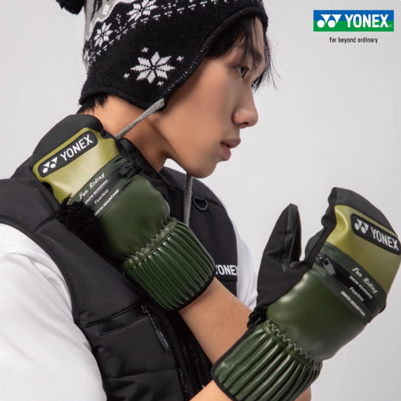 YONEX Ski Gloves Protective Thermal Outdoor Mittens Unisex