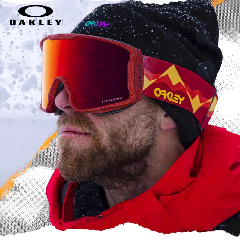 Oakley LINE MINER L Anti Fog Snow Blindness Prevention Unisex Outdoor Sports Ski Goggles