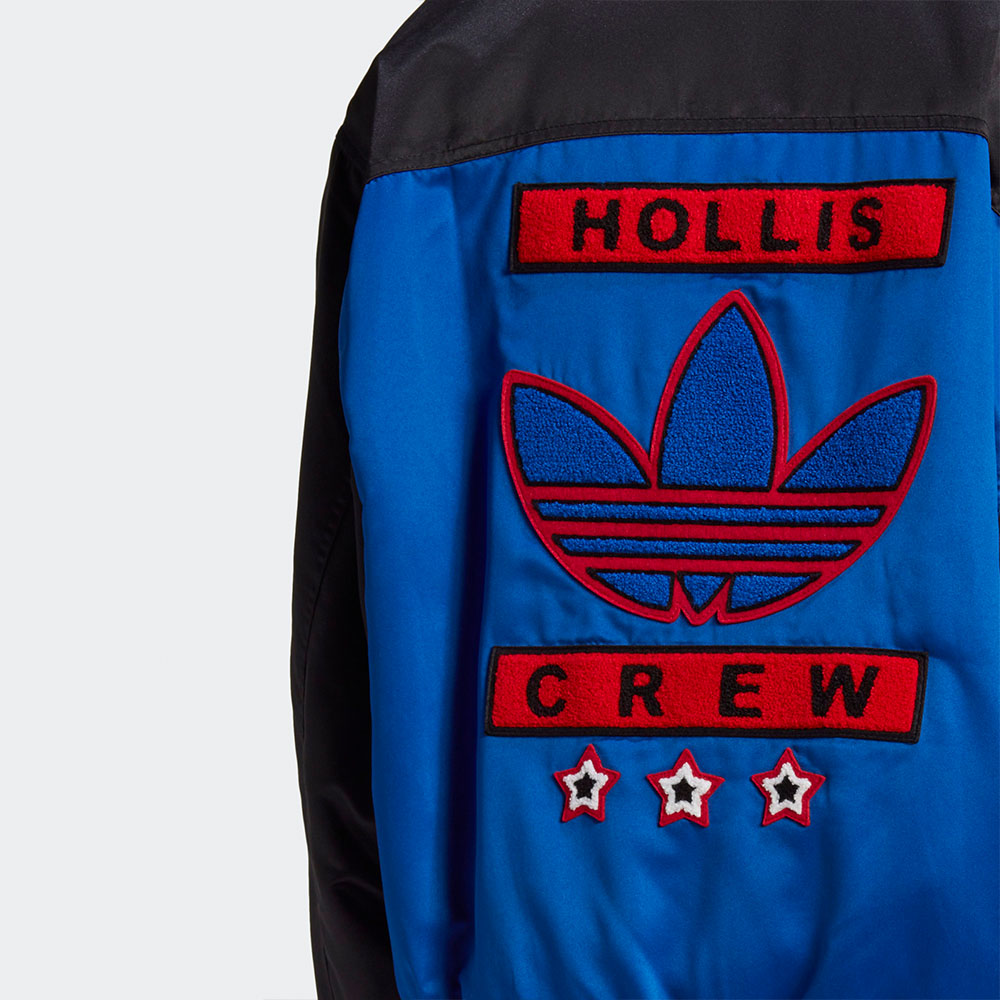 Мужская куртка adidas originals RUN-DMC (синяя) — фото 5