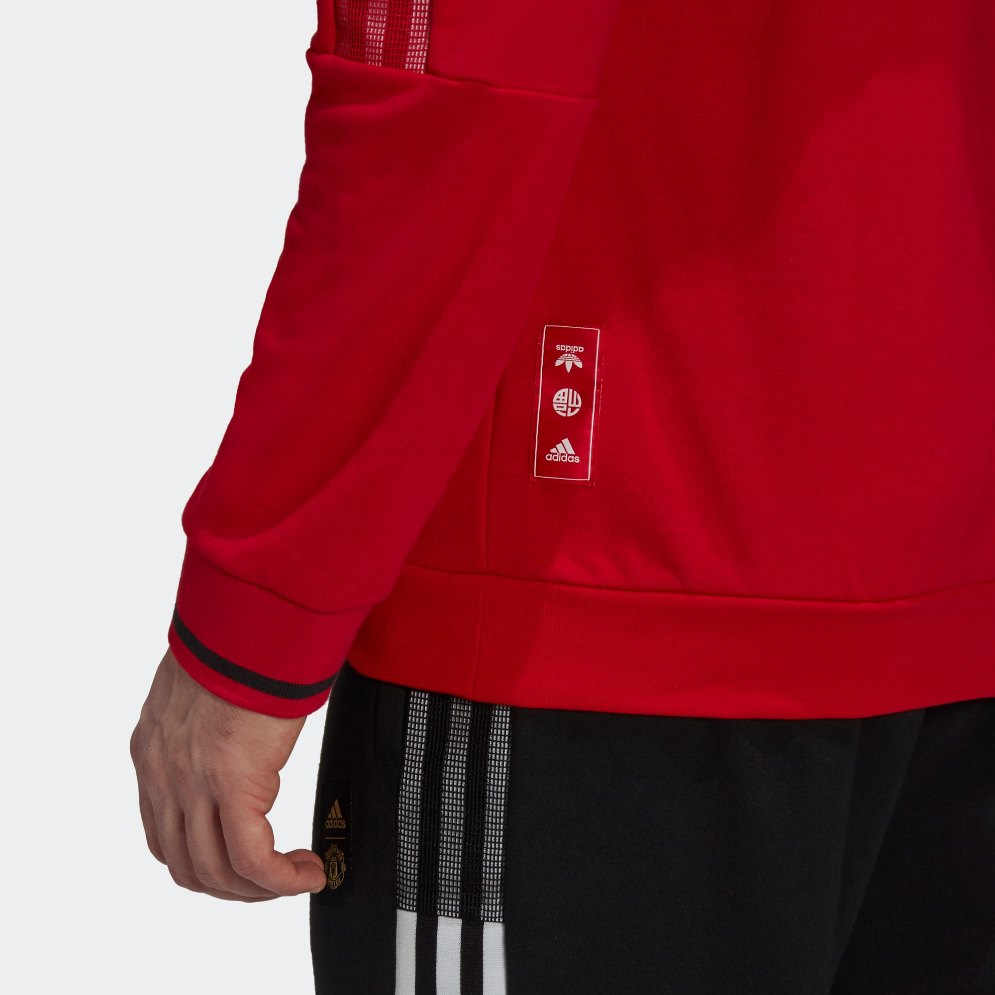Мужская футболка adidas Manchester United (красный) — фото 5