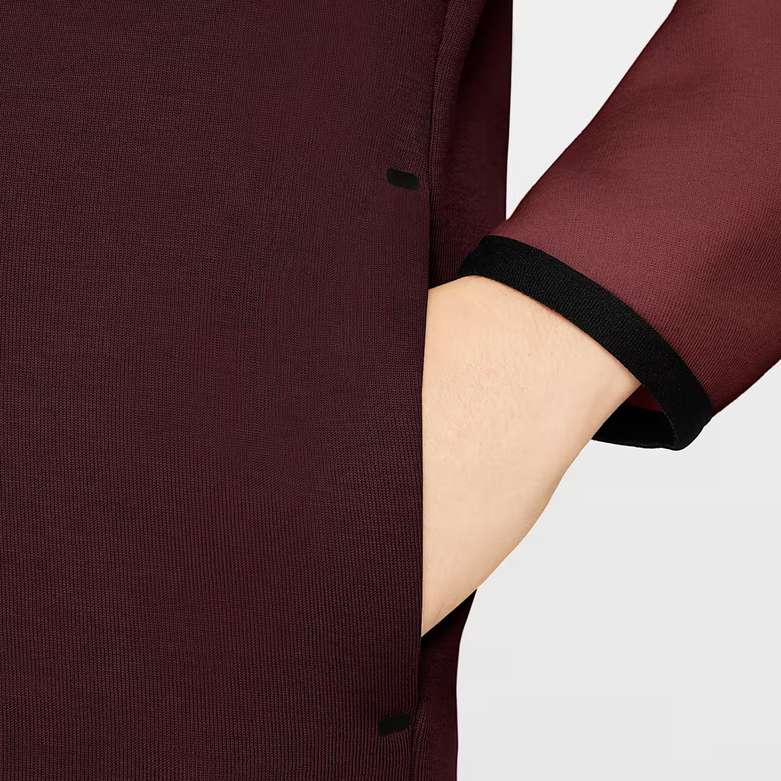 Мужская куртка Nike Sportswear Tech Fleece (черная) — фото 4