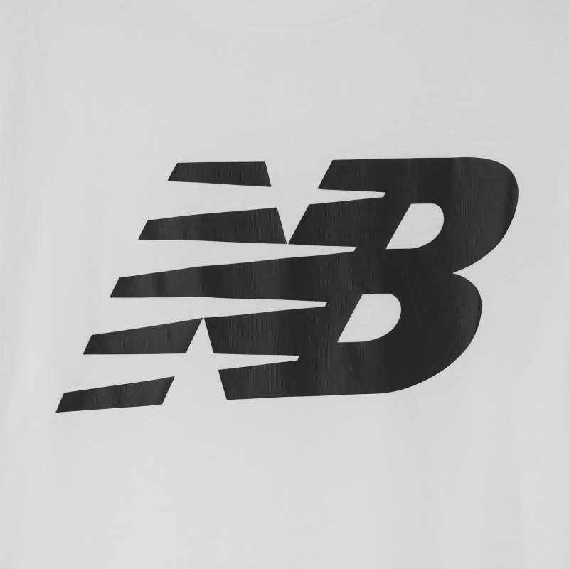 Мужская футболка New Balance (белая) — фото 4