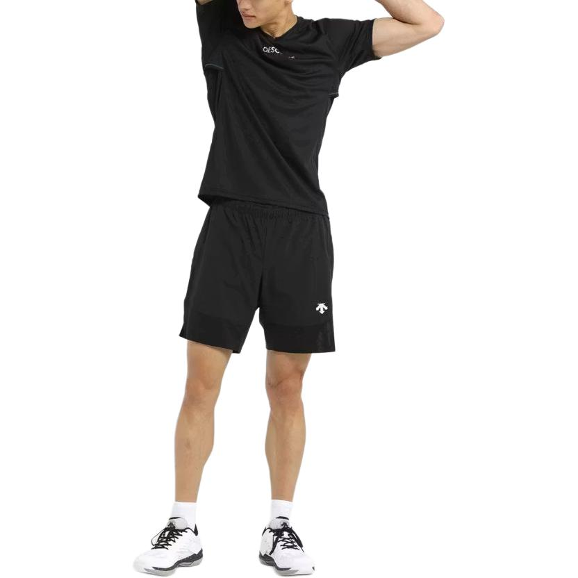 DESCENTE Sports Shorts Men’s Black Moderate