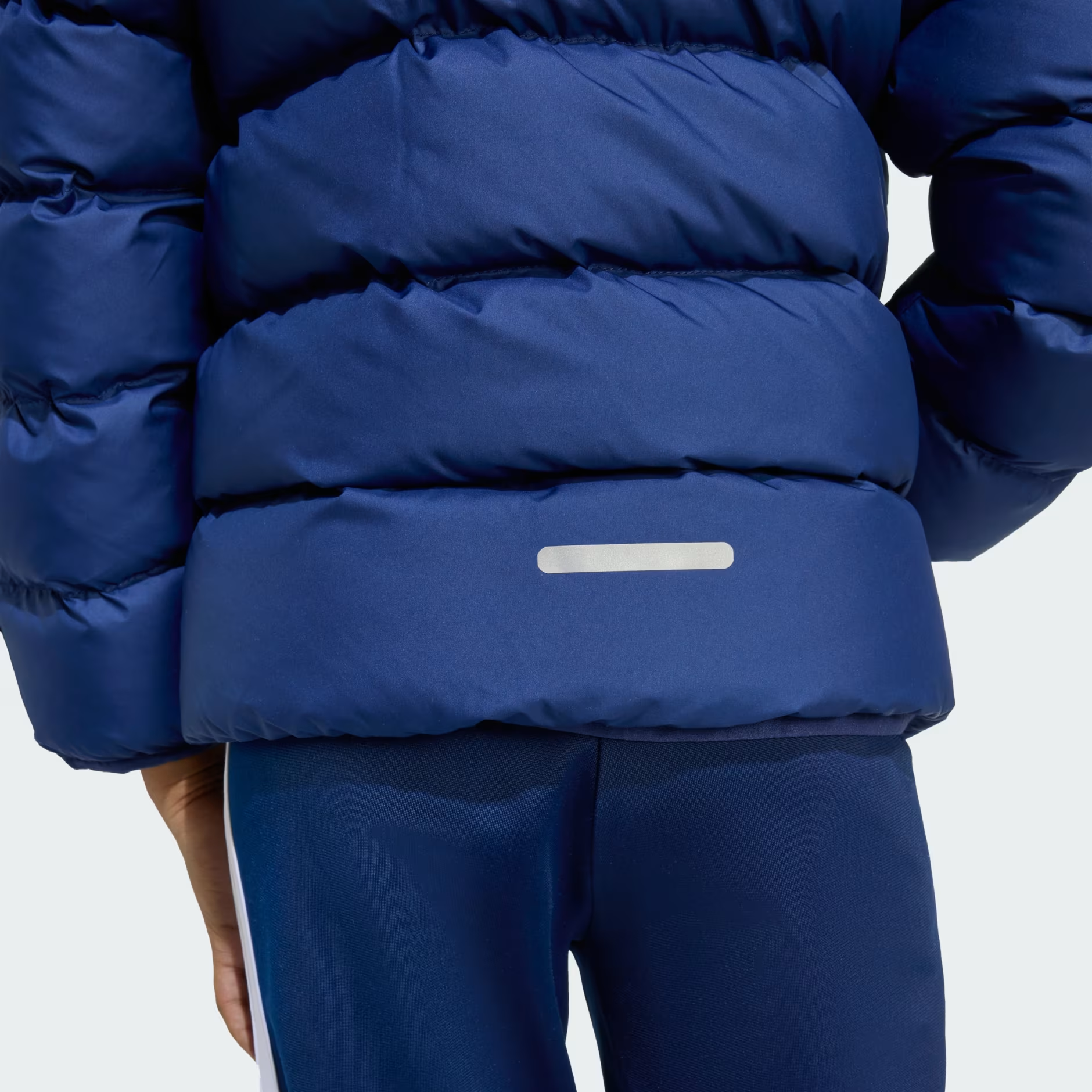Детская куртка adidas Synthetic Down Jacket Kids (зеленая) — фото 3