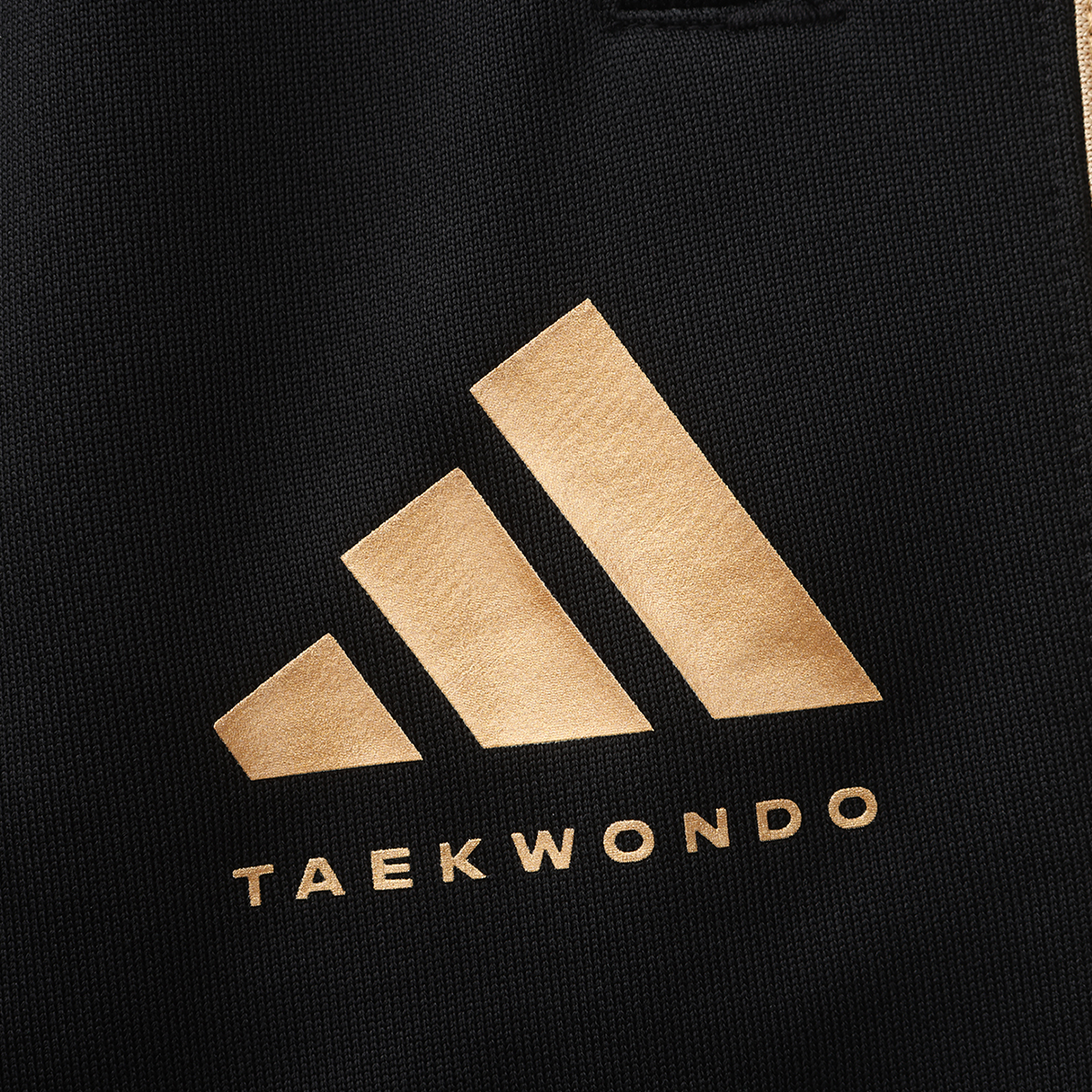 Adidas Taekwondo Casual Sportswear Unisex Black Gold